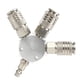 thumbnail image 5 of Divisor De La Manguera De Aire De 3 Vías Del Conector De La Manguera De Aire, Colocaciones Femeninas Del Compresor De Aire De La Junta Sunnimix Colector de manguera de aire de 3 vías, 5 of 6