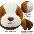 thumbnail image 4 of 9.1in Puppy Plush Stuffed Animal, Soft Huggable Dog Toy for Emotional Comfort, Suitable for Holiday Presents, Anniversary Surprises, or Everyday Tokens of Care, brown, 4 of 6