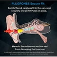 thumbnail image 7 of Plugfones Protector Plus VL in-Ear Earplug Earbuds, Noise Reduction Headphones with Noise Isolating Mic and Controls, Blue & Yellow, 7 of 7