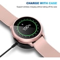 thumbnail image 4 of GFDYREE [2Pack] Compatible with Samsung Galaxy Watch Active 2 Screen Protector Case 40mm, Bumper Full Around Cover for Samsung Galaxy Watch Active2 40 (Pink, 40mm), 4 of 7