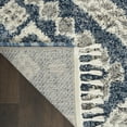 thumbnail image 5 of Nourison Scandinavian Shag 6"7" x 9"6" Denim Blue Indoor Rug, 5 of 9