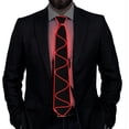 thumbnail image 1 of LINLIN LED Tie Light Tie Glow Light Tie Neon LED Ties LED Light Tie Cool Novelty Tie for Party, 1 of 8