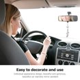 thumbnail image 4 of 1Pc Car Rearview Mirror Rhinestone Pendant Beautiful Pendant Hanging Decor, 4 of 7