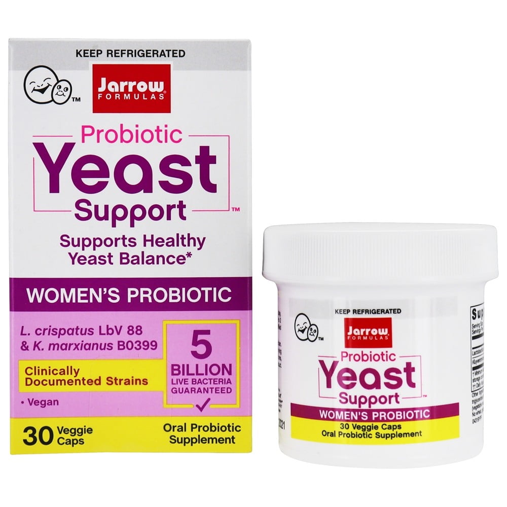 Jarrow Formulas Probiotic Women's Yeast Support 5 Billion CFU 30
