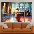 thumbnail image 5 of Prickelndes Tanzvergnügen Poster, Abstract Music Printed Canvas, Musician Artwork, Haenraets Willem, Romantic Couple Poster, Canvas Wall Decor - 3P-Rolled Canvas, 5 of 9