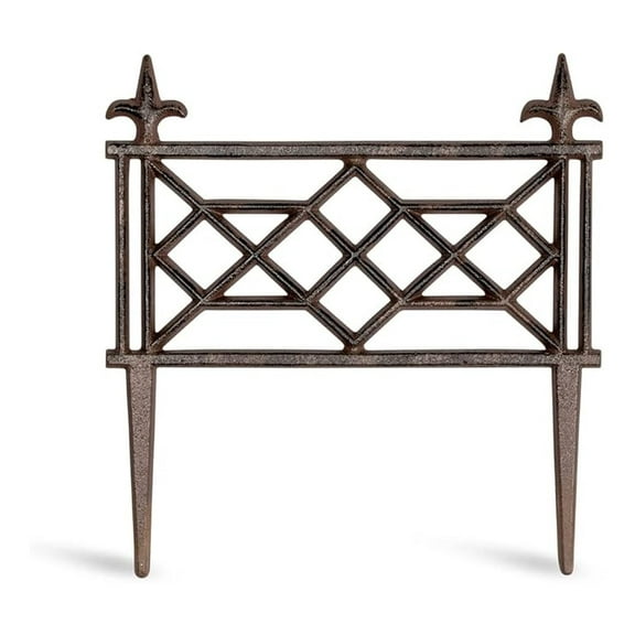 Chippendale Cast Iron Garden Fence