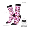 thumbnail image 2 of Yiaed Retro Cowgirl Print Great elasticity Crew Socks Sports socks for Men and Women, 2 of 5