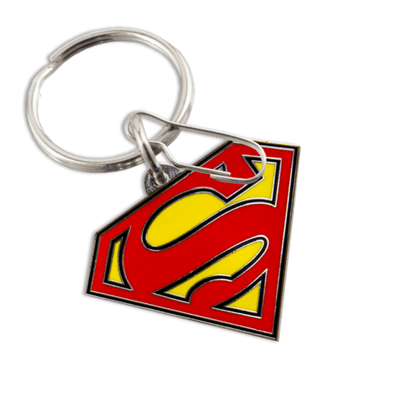 DC Comics Superman Logo Full Color Enamel Keychain