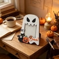 thumbnail image 6 of Halloween Decor Wooden Picture Frame Halloween Party Favors Classic Seasonal Pattern Photo Frame Desktop Decorative Frame For Indoor Household Tabletop, 6 of 7