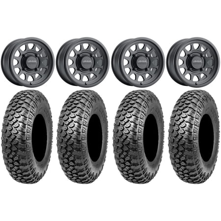 Method 414 15 Wheels Black +38mm 32 RAZR XT Tires Polaris RZR XP 1000 / PRO XP / Ranger XP 900/1000 Method 414 15 Wheels Black +38mm 32 RAZR XT Tires Polaris RZR XP 1000 / PRO XP / Ranger XP 900/1000