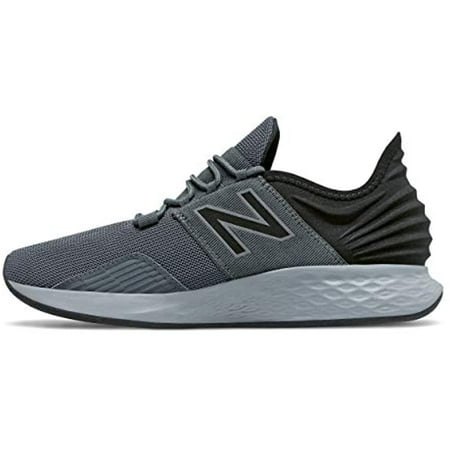 New Balance Men's Fresh Foam Roav V1 Sneaker, Lead/Black, 8