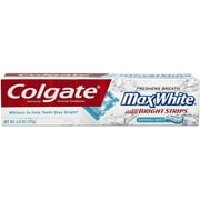 Colgate MaxWhite Toothpaste With Mini Bright Strips Crystal Mint, 6 oz