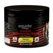 Equate Creatine, Natural Lemon Flavor, 2.12 oz