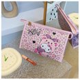 thumbnail image 1 of HelloKitty Pink Leopard Print Hello Kitty PU Handbag Single Shoulder Backpack Loving Girl Heart Large Capacity Commuter, 1 of 5