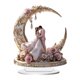thumbnail image 1 of 2d Moon recién casados ​​de recién casados ​​Centro de mesa decorativa de la placa decorativa Decoración de mesa de mesa de boda para el estante, 1 of 8