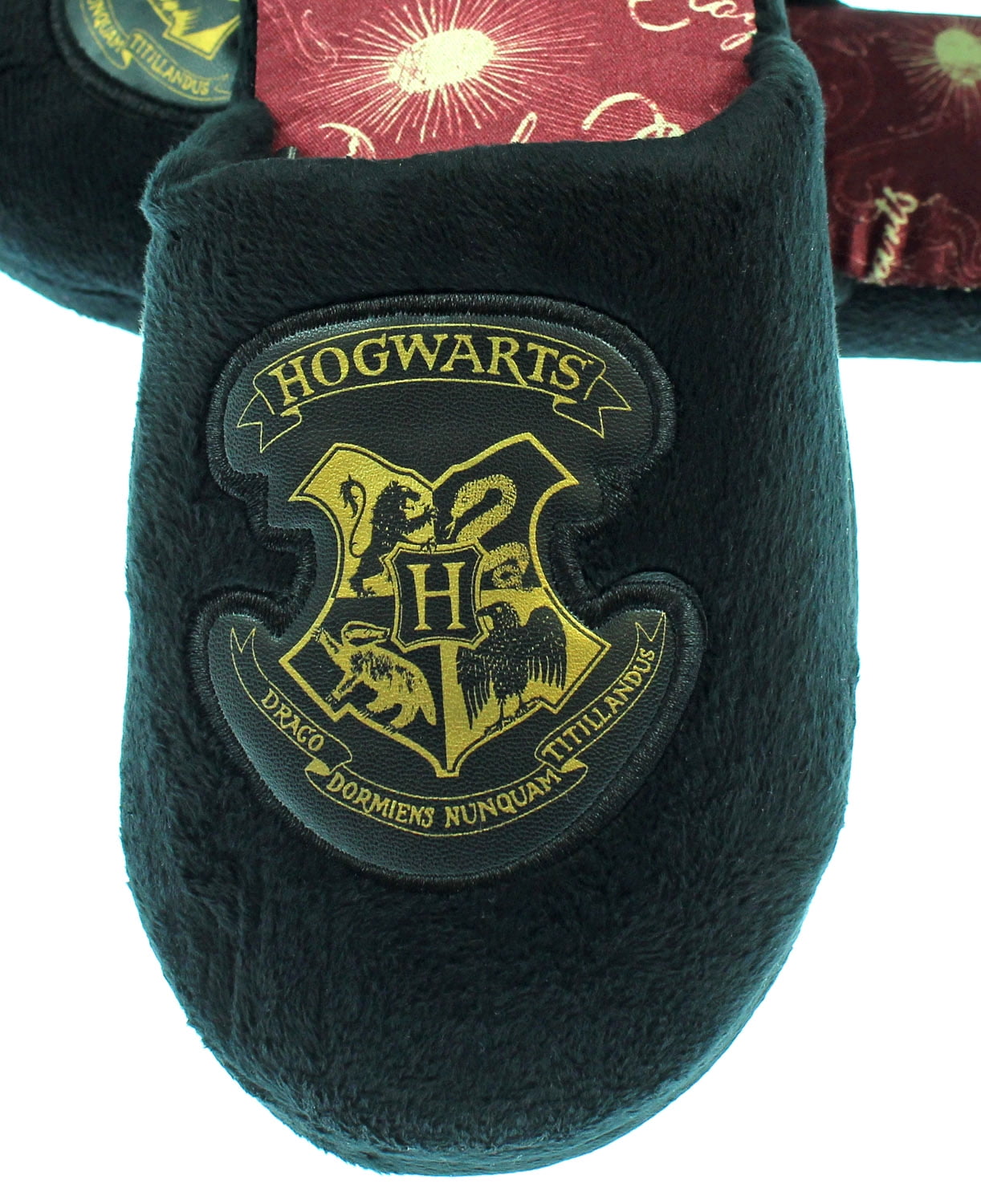 Women's Lg 9-10 Harry Potter Magic Gryffindor Crest Slip On Flats Costume Shoes