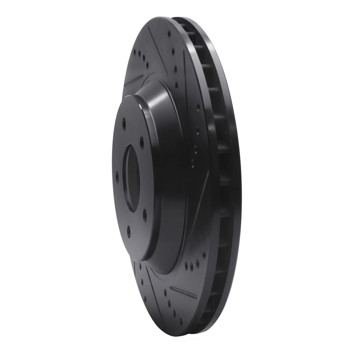 Dynamic Friction Company 633-47023D DFC Brake Rotor - Drilled And Slotted - Black
