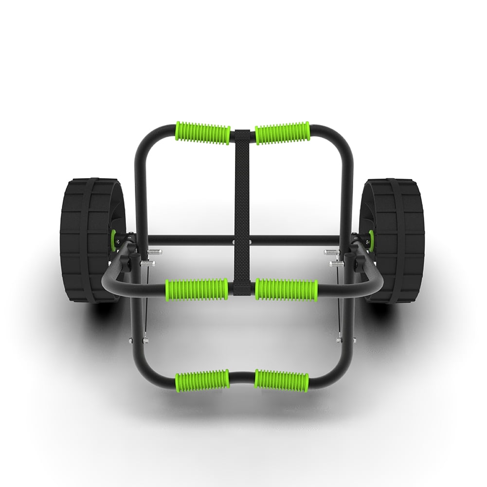 Kadyn Modern Kayak Cart, Kayak Carrier Cart with Wheels, Aluminium Kayak Trolley Cart for Kinds of Kayaks, Green