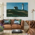 thumbnail image 3 of Edward.Hopper. Lighthouse Hill Large Canvas Printing Famous Paintings Wall Decoration Painting Artwork Gifts Canvas Painting Poster Wall Art Decorative Picture Prints Modern Decor 24x36inch(60x90cm), 3 of 6