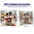 thumbnail image 5 of 5D DIY Diamond Art Kits for Adults Beginners,Christmas Snowman Diamond Dots Gem Art,Home Wall Decor 13.8x13.8inches., 5 of 7