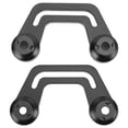 thumbnail image 1 of A Pillar Light Bracket, Scratch Proof Aluminium Alloy Thermal Resistant Anodized Strong Support Insulated Hood Light Mount  For Car Black, 1 of 8