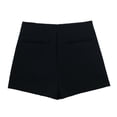 thumbnail image 3 of Tfken Summer Skirts For Women Solid Color Elastic Waist Mini Skirts Fashion Daily Wear Female Classic Clothes Black, 3 of 7