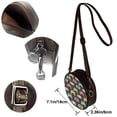 thumbnail image 5 of Lsque Retro Video Game Pattern Shoulder Bag – Microfiber Leather Crossbody with Detachable Strap & Handle Ring, Waterproof & Durable, Elegant Everyday Carry, 5 of 5
