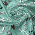 thumbnail image 5 of Ambesonne Marine Window Valance, Sailor Birds Boats Anchors, 54" X 12", Seafoam Grey, 5 of 5