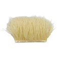 thumbnail image 2 of AMLESO Ruban Frange Plume d'Autruche Teint en Yard Beige, 2 of 7