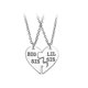 thumbnail image 1 of 2 piezas de collar para hermana mayor, hermana menor, hermana menor, mejor amiga para siempre, 1 of 3