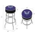 thumbnail image 2 of Trademark Gameroom Charlotte Hornets City Bar Stool with Padded Seat, 2 of 5