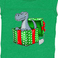 thumbnail image 4 of Inktastic Christmas Dinosaur Gift from Santa Boys or Girls Baby Bodysuit, 4 of 5