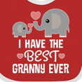 thumbnail image 4 of Inktastic Best Granny Ever Grandchild Boys or Girls Baby Bib, 4 of 4