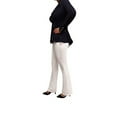 thumbnail image 3 of OrlyCollection Womens Peplum Blazer with Silver Buttons High Low Jacket (Navy,1X), 3 of 5