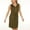 Army Green, variant on SMihono Summer Dress for Women Plus Size Fashion Women Summer Zipper Hooded Solid Bangde Sleeveless Mini Dress