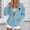 Sky Blue, variant on Women's Zip Up Hoodies Lightweight Crewneck Long Sleeve Jackets Hawaii Print Fall Casual Basic Sweatshirts