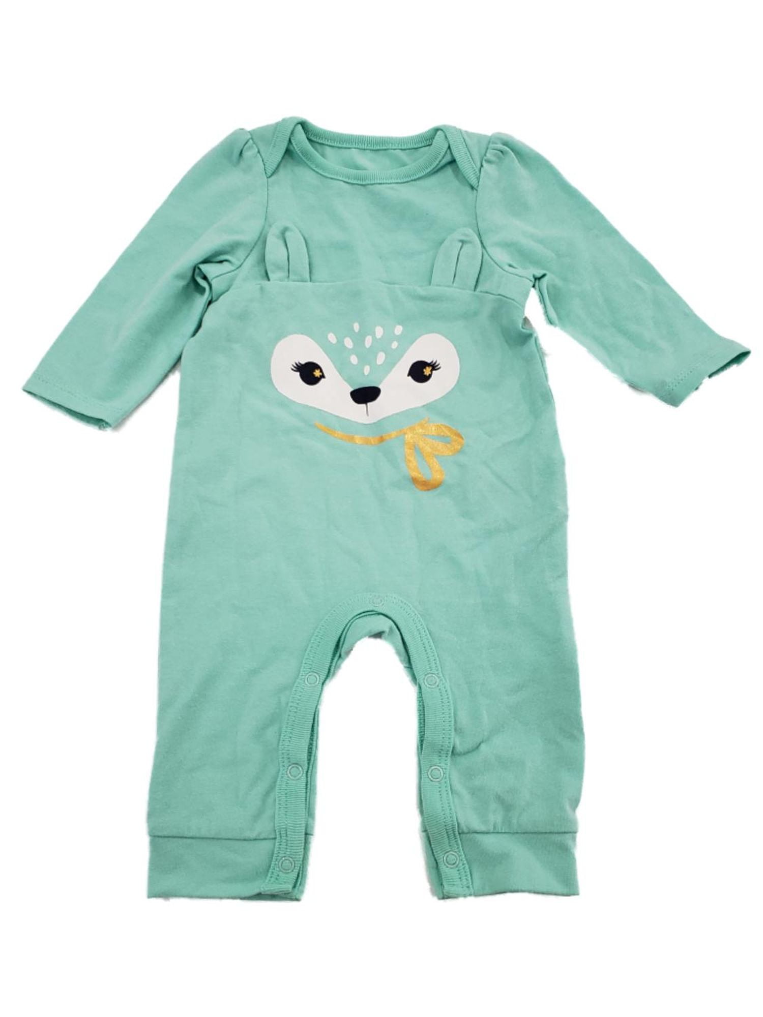 mint green baby outfit