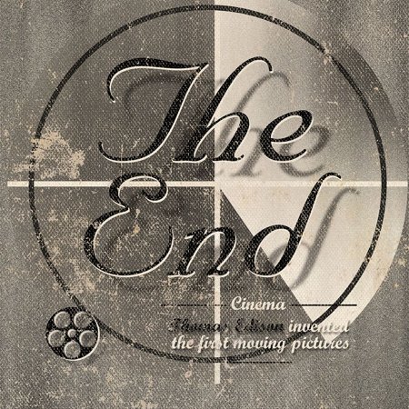The End Poster Print by Sd Graphics Studio