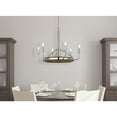 thumbnail image 4 of Cal Lighting Saluda 60W X 6 Metal Chandelier And A Gu10 6W Led Downlight (Led Bulb Included), 4 of 6