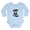 Sky Blue, variant on CafePress - Kiniart Schnauzer Pup Long Sleeve Infant Bodysuit - Long Sleeve Cotton Baby Bodysuit