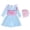 Sky Blue, variant on 8-10 T Girls Bathing Suits Girls Long Sleeve Sun Swimsuit Piece Rash Guard Bathing Suit For Kids Youth