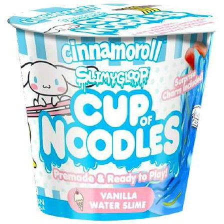 Hello Kitty Cup of Noodles Cinnamaroll Vanilla Water Slime Mystery Pack