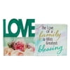 WAY TO CELEBRATE! Mother’S Day Standing Glass Tabletop Décor, Love