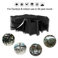 thumbnail image 5 of Outdoor Patio Furniture Cover Waterproof Dining Coffee Table Chair Couch Cover All Weather Sun Rain Snow Protection with Drawstring, 67x37x28 inch, 5 of 9