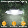 thumbnail image 5 of DONGPAI Solar Pendant Lights, 4 Head Outdoor Indoor Hanging Solar Powered Shed Lights Ceiling Lamp Waterproof Wall Mount Lighting with Remote Control for Patio Garden Yard, 5 of 7