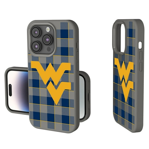 Keyscaper West Virginia Mountaineers Plaid Soft Touch iPhone Case
