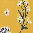thumbnail image 4 of Flowers Yellow Shower Curtain for Bathroom Modern Bathroom Decor Waterproof Washable Fabric Shower Curtains with 12 Hooks for Hotel Bathroom Bathtubs 60x72 Inch, 4 of 6