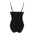thumbnail image 5 of Ticikt Women's Ruched Tankini Swimsuits V Neck Wrap Tie Back Two Pieces Bathing Suit Slim Fit Swimwear, 5 of 6