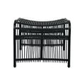 thumbnail image 3 of Belle Country 3 Piece Outdoor Patio Lounge Set with Curved Wicker Lounge Chair, Ottoman, and End Table, Cushions, Beige+Black, 3 of 18