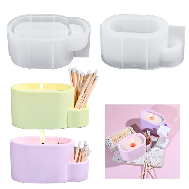 Utensilios de cocina HWRETIE,molde para velas de aromaterapia de gel de sílice de Pascua,accesorio para manualidades y decoración de cocina